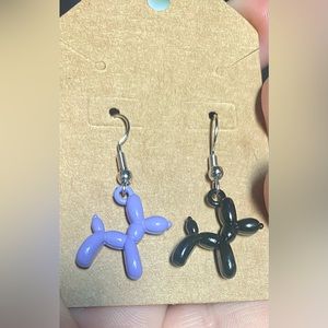 Balloon animal earrings